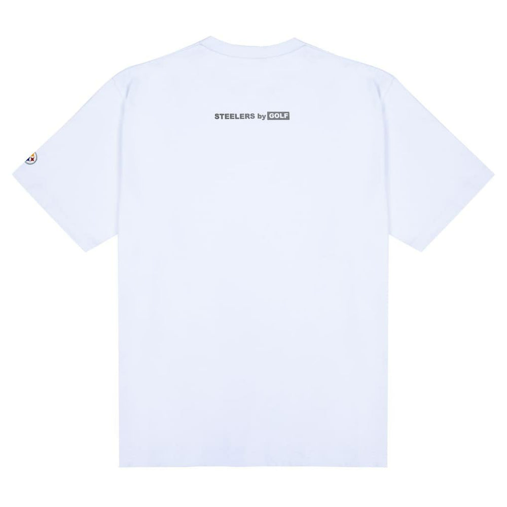 Pittsburgh Steelers Golf Wang Unisex Cutout T-Shirt - White - NFL