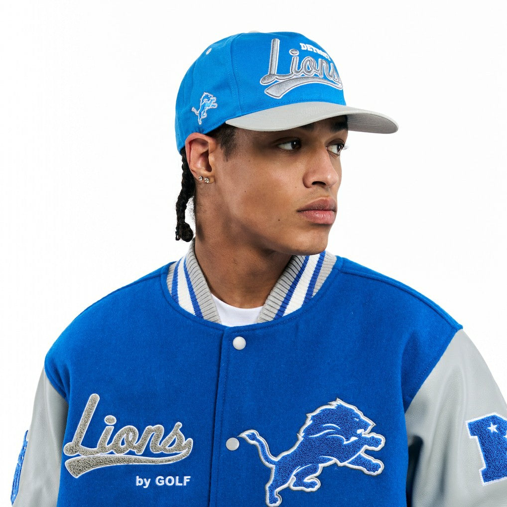Detroit Lions Golf Wang Unisex Snapback Hat - Blue/Silver - NFL