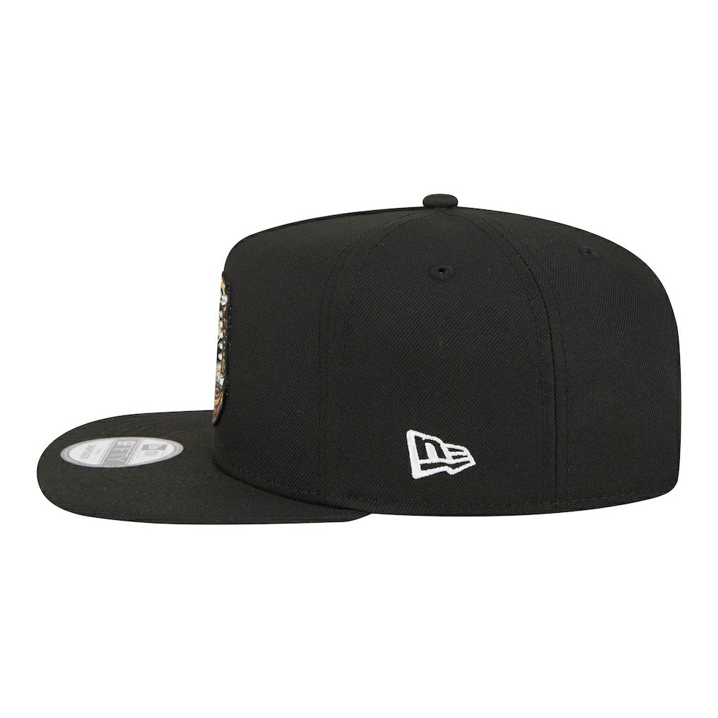 New York Giants New Era Super Bowl Ring 9FIFTY A-Frame Adjustable Hat - Black - NFL