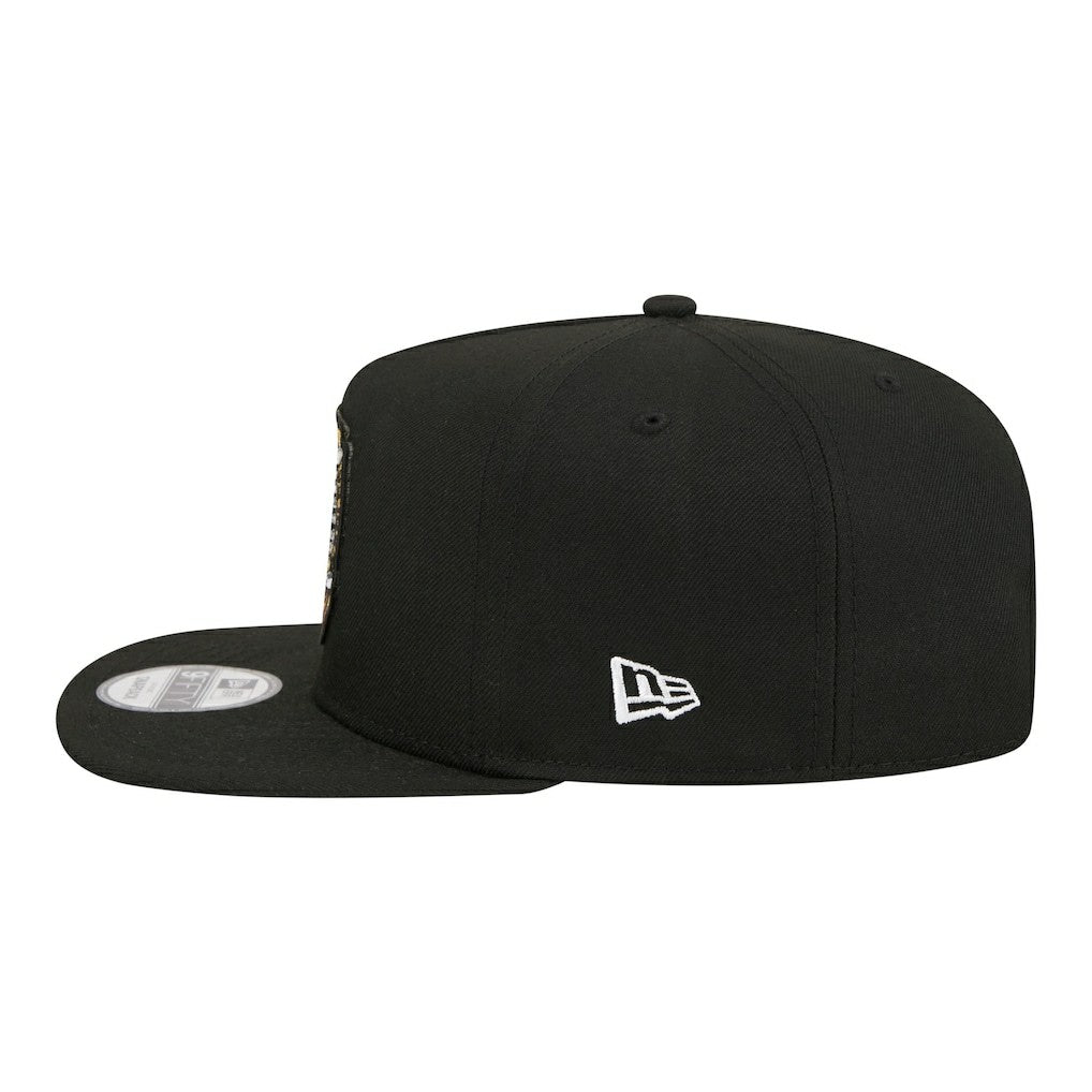 Pittsburgh Steelers New Era Super Bowl Ring 9FIFTY A-Frame Adjustable Hat - Black - NFL