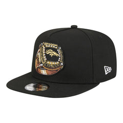 Denver Broncos New Era Super Bowl Ring 9FIFTY A-Frame Adjustable Hat - Black - NFL