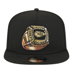 Kansas City Chiefs New Era Super Bowl Ring 9FIFTY A-Frame Adjustable Hat - Black - NFL