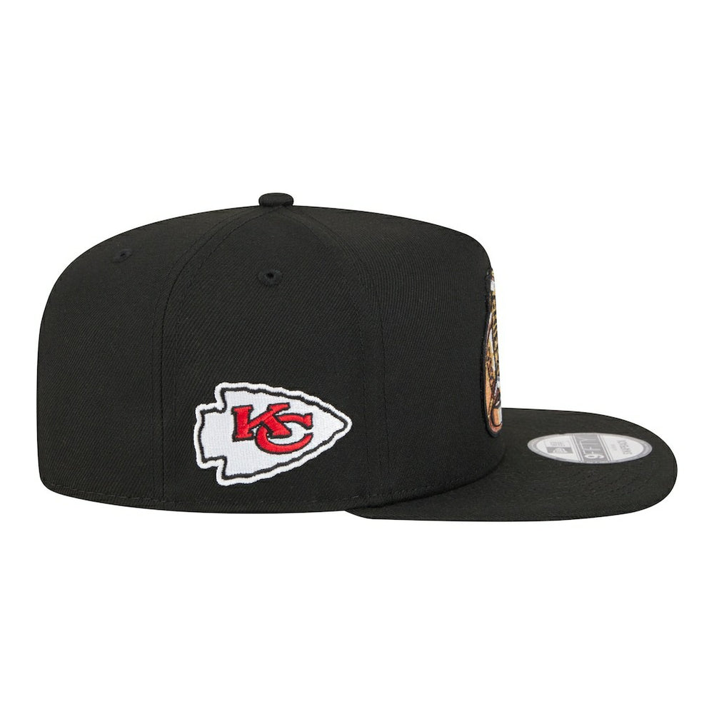 Kansas City Chiefs New Era Super Bowl Ring 9FIFTY A-Frame Adjustable Hat - Black - NFL