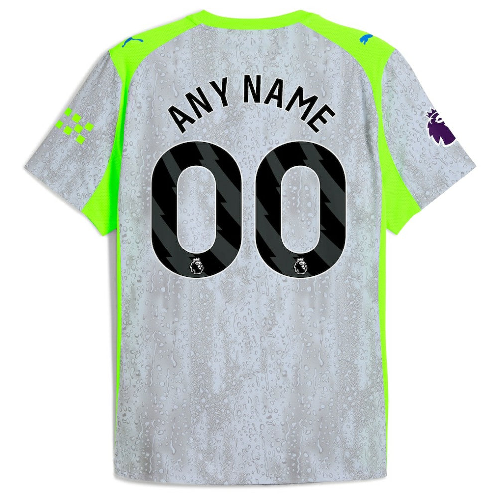 Puma - Manchester City 2025/26 Third Custom Jersey - Green/Neon Green