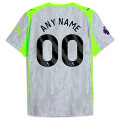 Puma - Manchester City 2025/26 Third Custom Jersey - Green/Neon Green