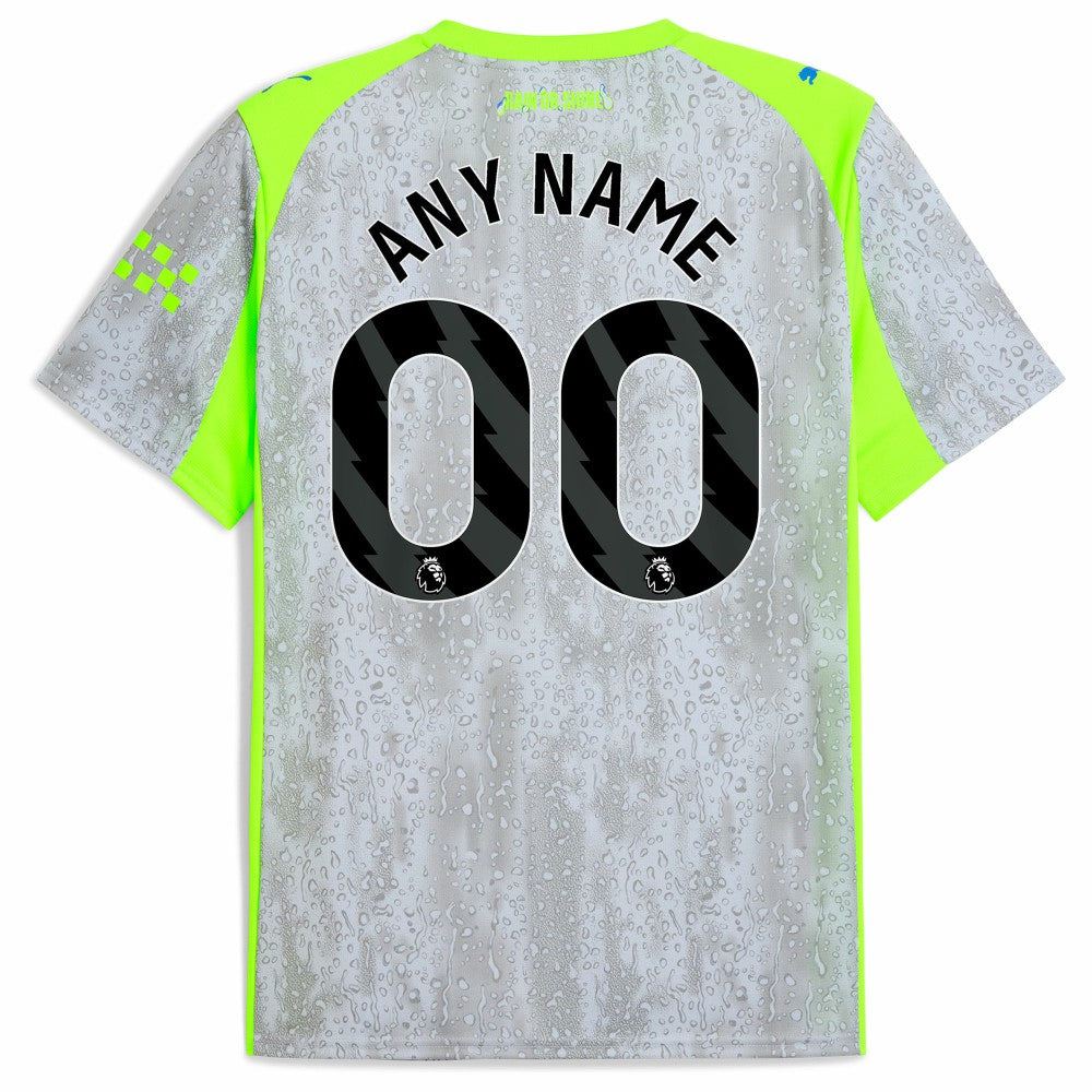 Puma - Manchester City 2025/26 Third Replica Custom Jersey - Green/Neon Green