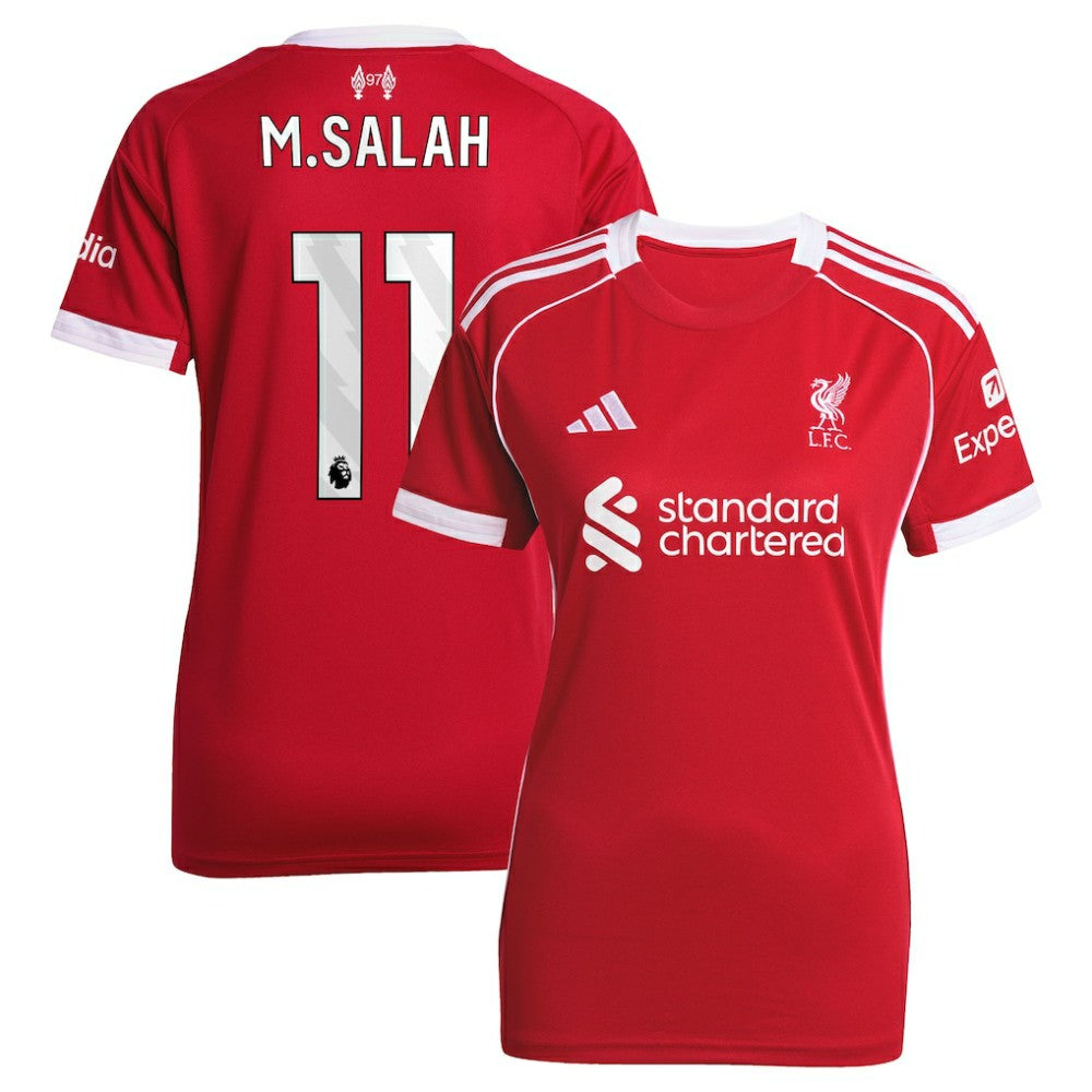 Adidas - Mohamed Salah Liverpool Women's 2025/26 Home Replica Jersey - Red