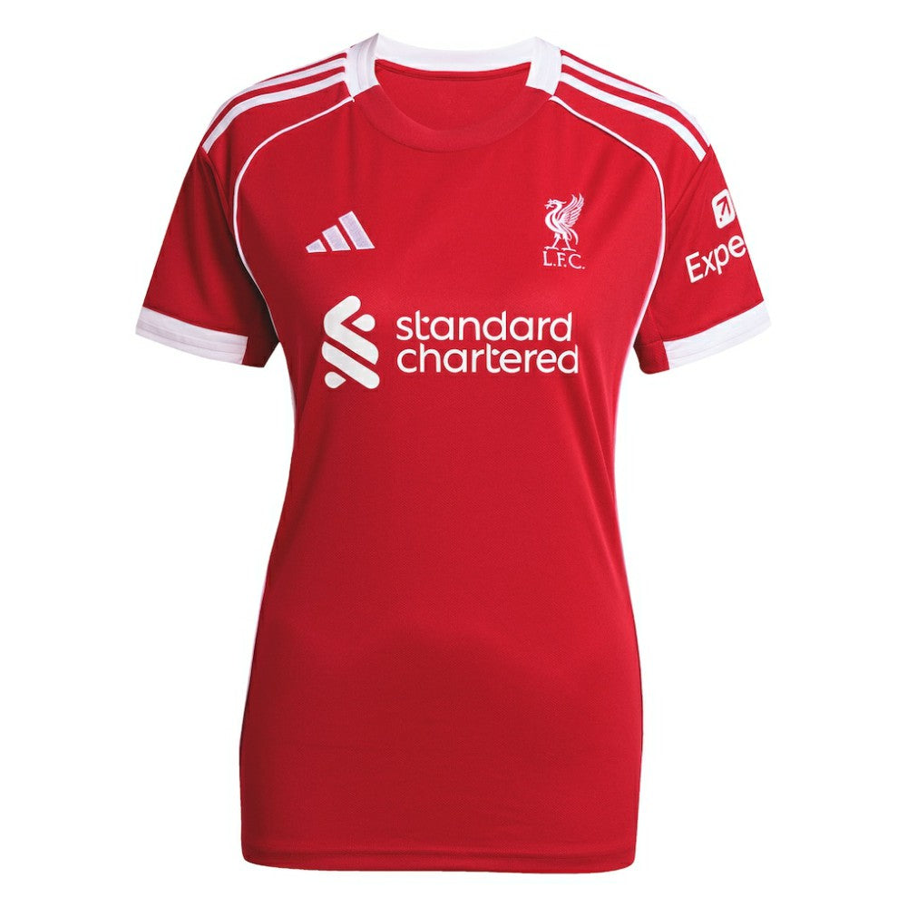 Adidas - Mohamed Salah Liverpool Women's 2025/26 Home Replica Jersey - Red