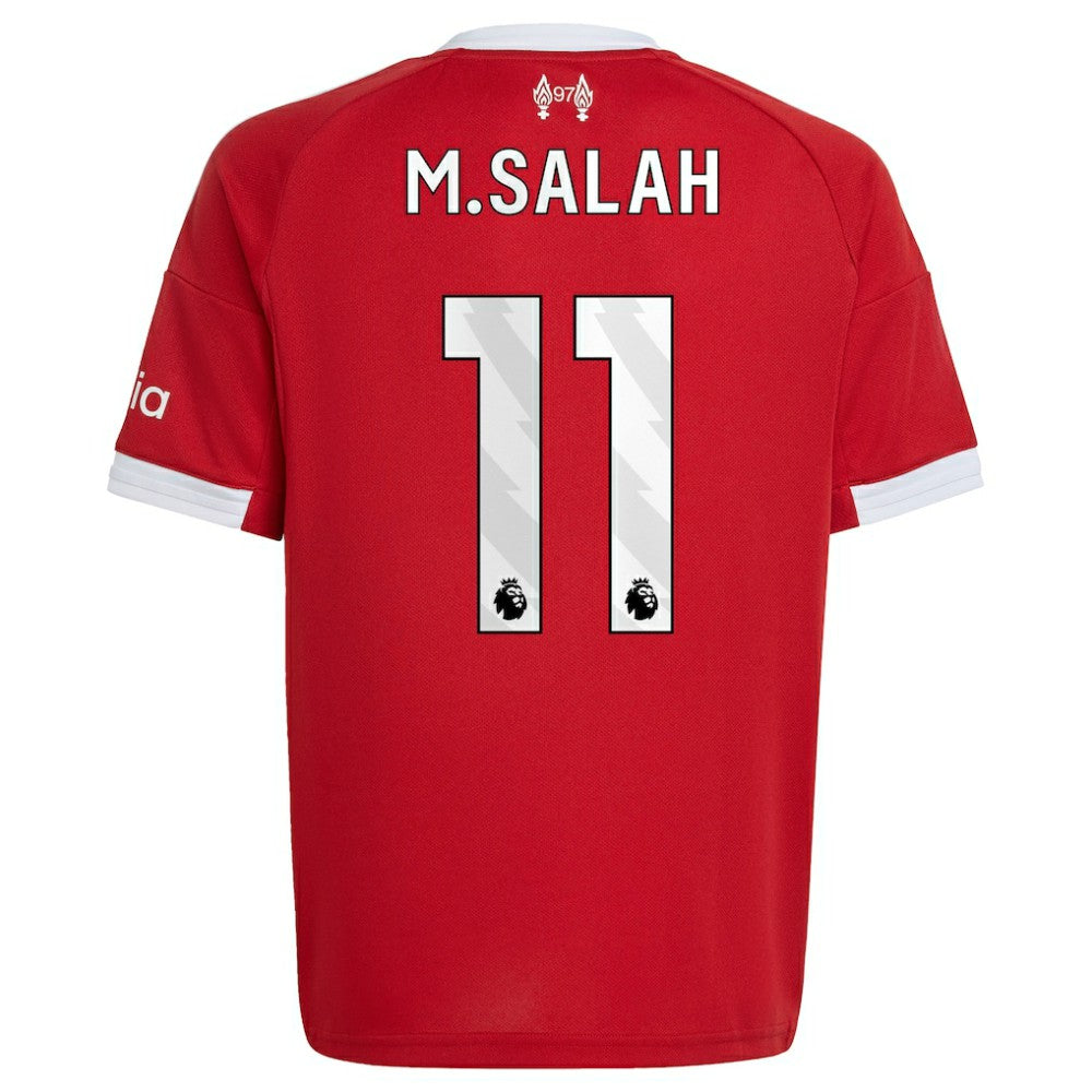 Adidas - Mohamed Salah Liverpool Youth 2025/26 Home Replica Jersey - Red