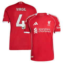 Adidas - Virgil van Dijk Liverpool 2025/26 Home Jersey - Red