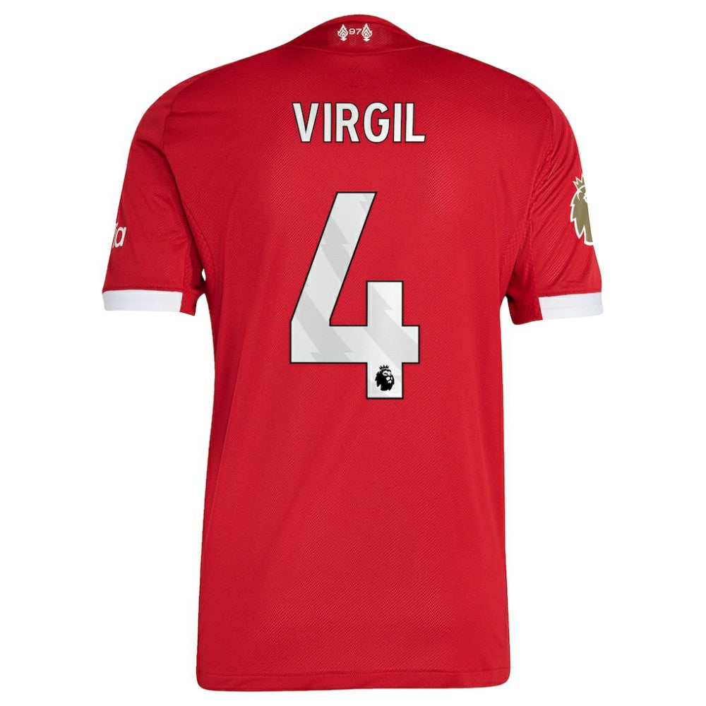 Adidas - Virgil van Dijk Liverpool 2025/26 Home Jersey - Red