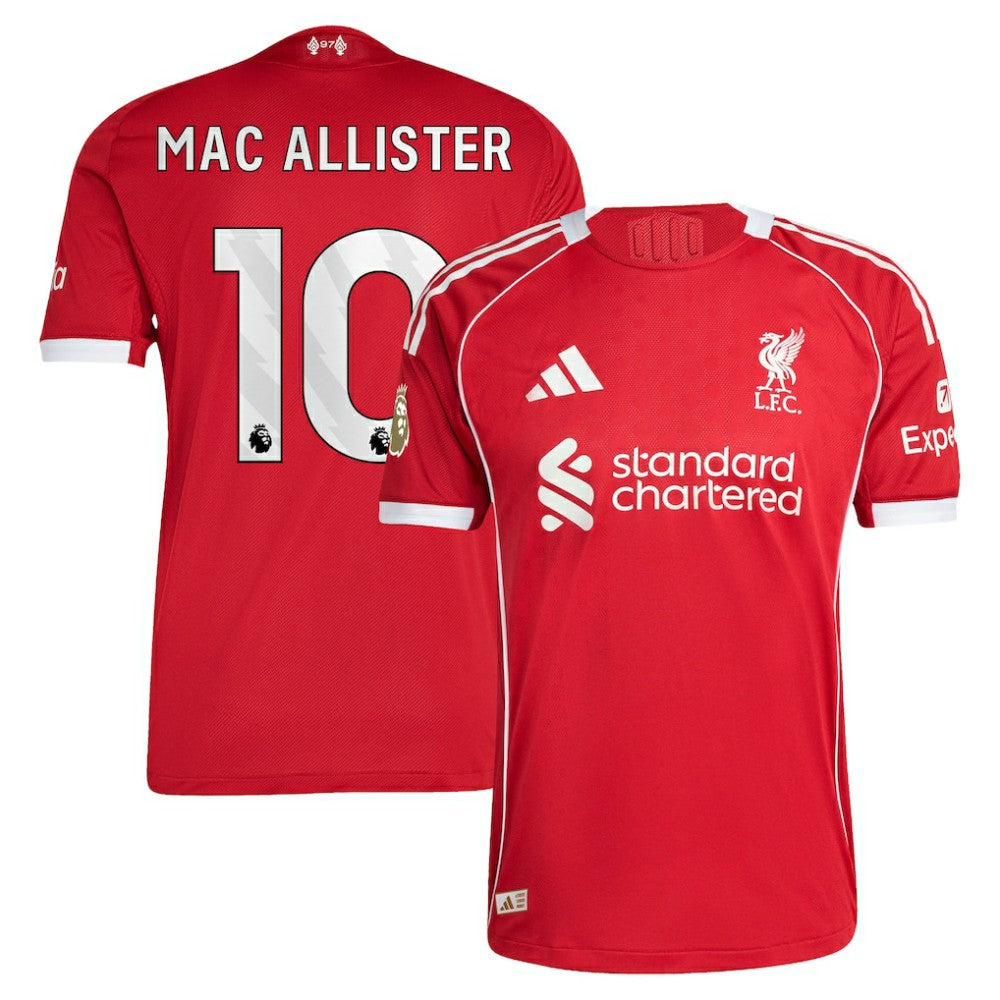 Adidas - Alexis Mac Allister Liverpool 2025/26 Home Jersey - Red