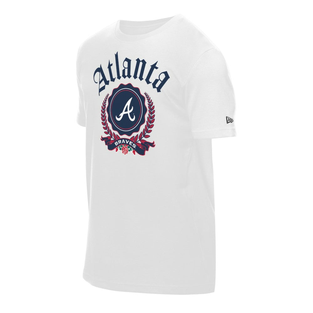 Atlanta Braves New Era Fleur Domestic T-Shirt for sale