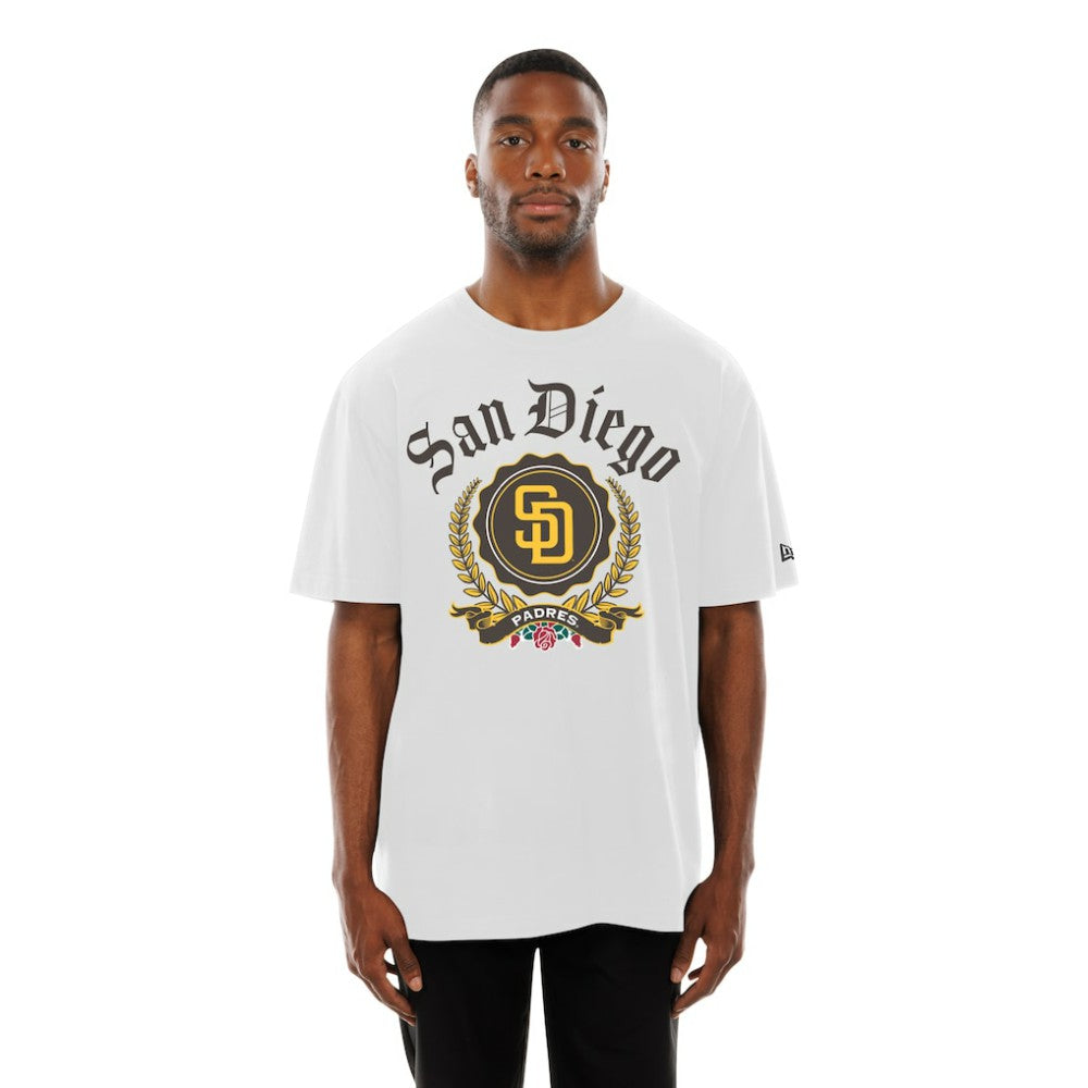 San Diego Padres New Era Fleur Domestic T-Shirt for sale