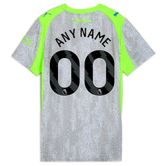 Puma - Manchester City Women's 2025/26 Third Replica Custom Jersey - Green/Neon Green