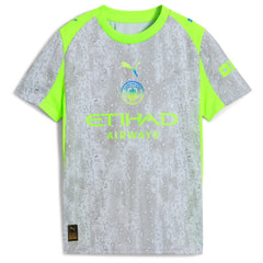 Puma - Manchester City Youth 2025/26 Third Replica Custom Jersey - Green/Neon Green