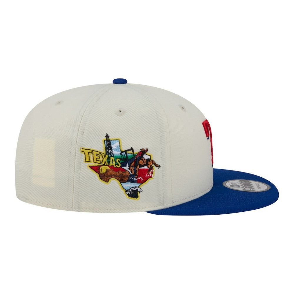 Texas Rangers New Era Localized 9FIFTY Snapback Hat Outlet
