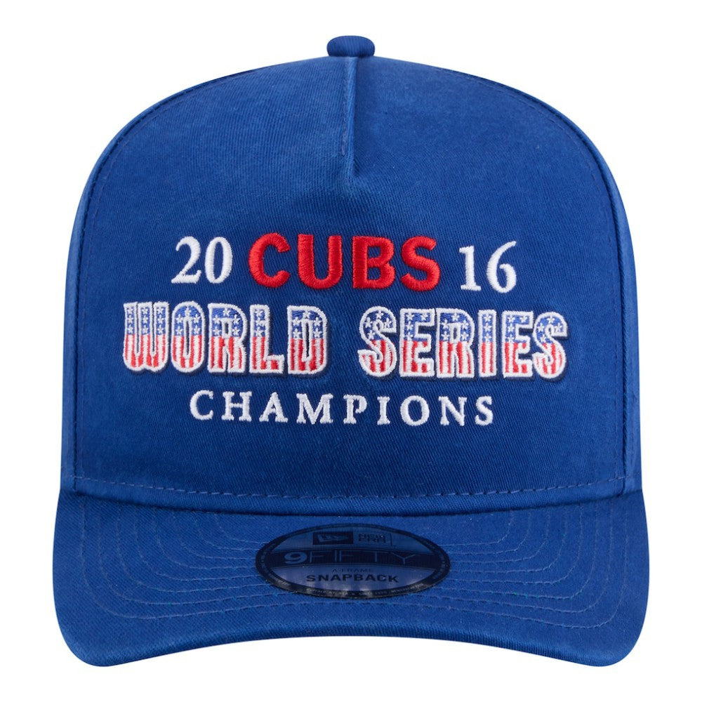 Chicago Cubs New Era 2016 World Series Champions Historic 9FIFTY A-Frame Snapback Hat Discount