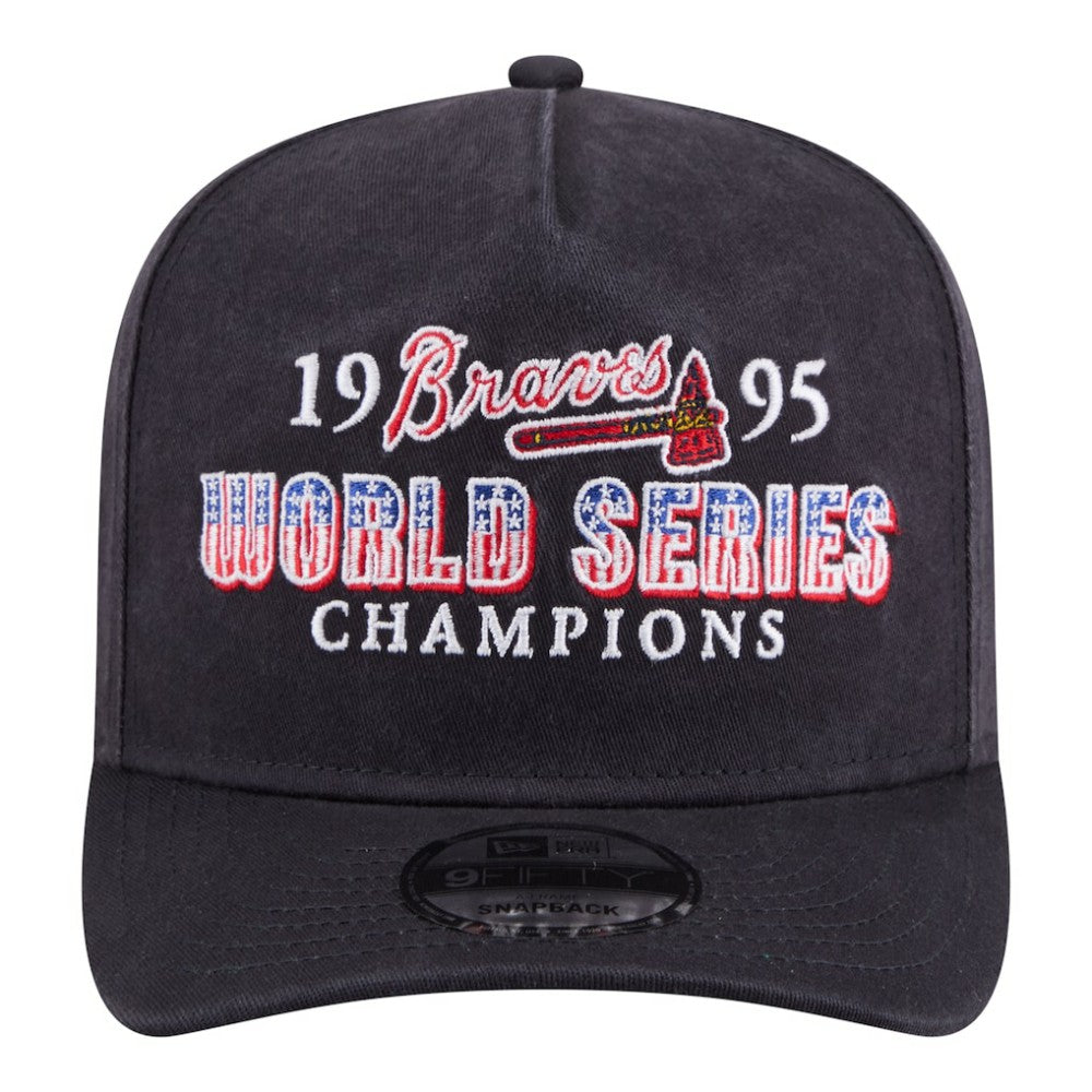 Atlanta Braves New Era 1995 World Series Champions Historic 9FIFTY A-Frame Snapback Hat Outlet