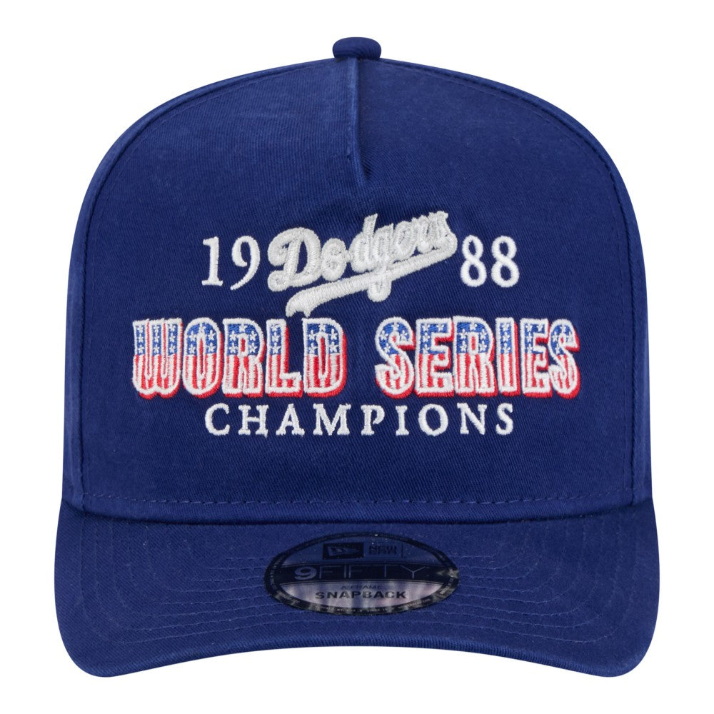 Los Angeles Dodgers New Era 1988 World Series Champions Throwback 9FIFTY A-Frame Snapback Hat for sale