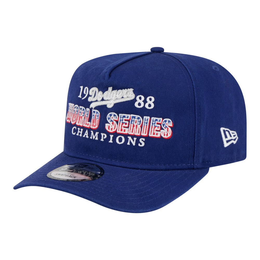 Los Angeles Dodgers New Era 1988 World Series Champions Throwback 9FIFTY A-Frame Snapback Hat for sale