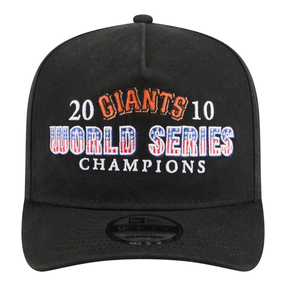 San Francisco Giants New Era 2010 World Series Champions Historic 9FIFTY A-Frame Snapback Hat Discount