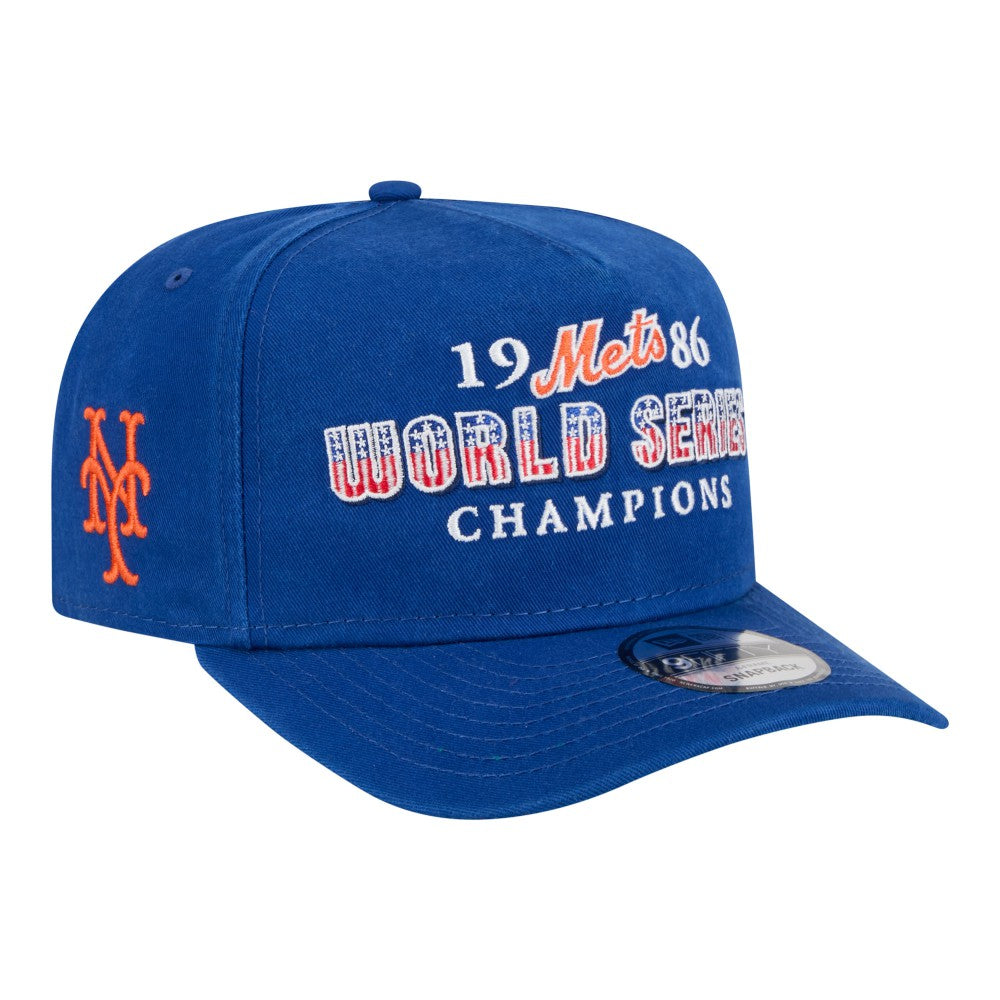 New York Mets New Era 1986 World Series Champions Throwback 9FIFTY A-Frame Snapback Hat Sale