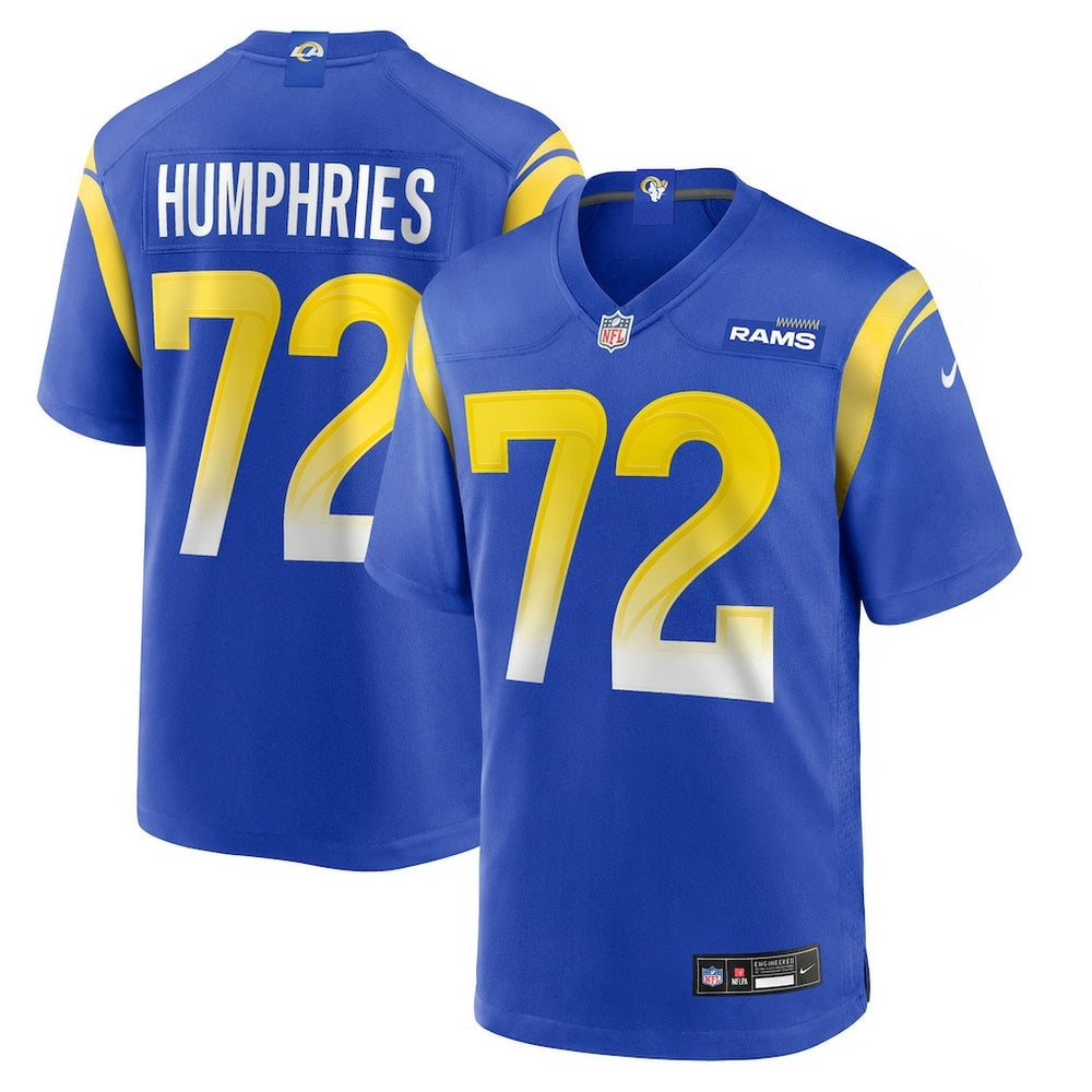 D.J. Humphries Los Angeles Rams Team Game Jersey - Royal - Nike