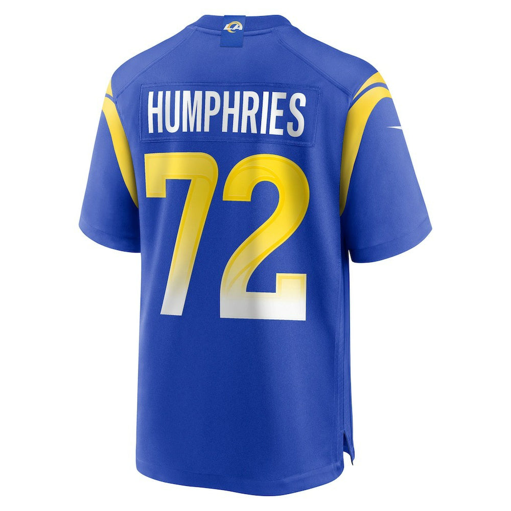 D.J. Humphries Los Angeles Rams Team Game Jersey - Royal - Nike