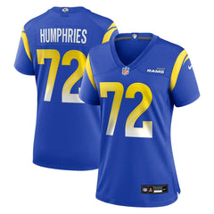 D.J. Humphries Los Angeles Rams Women's Team Game Jersey - Royal - Nike