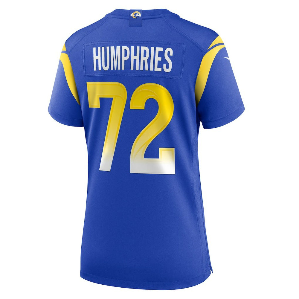 D.J. Humphries Los Angeles Rams Women's Team Game Jersey - Royal - Nike