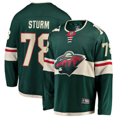 Nico Sturm Minnesota Wild Fanatics Home Breakaway Jersey - Green | Fanatics Lifestyle