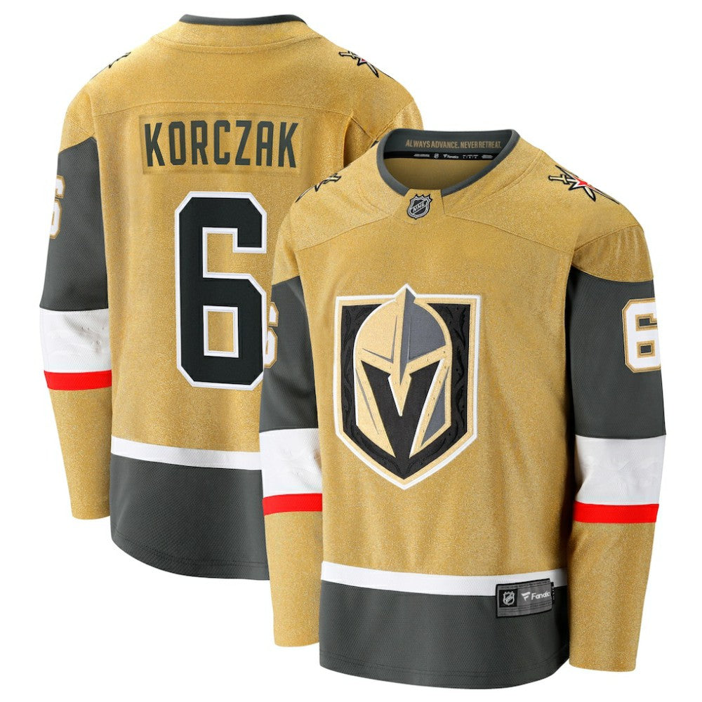 Kaedan Korczak Vegas Golden Knights Fanatics Home Breakaway Jersey - Gold | Fanatics sale
