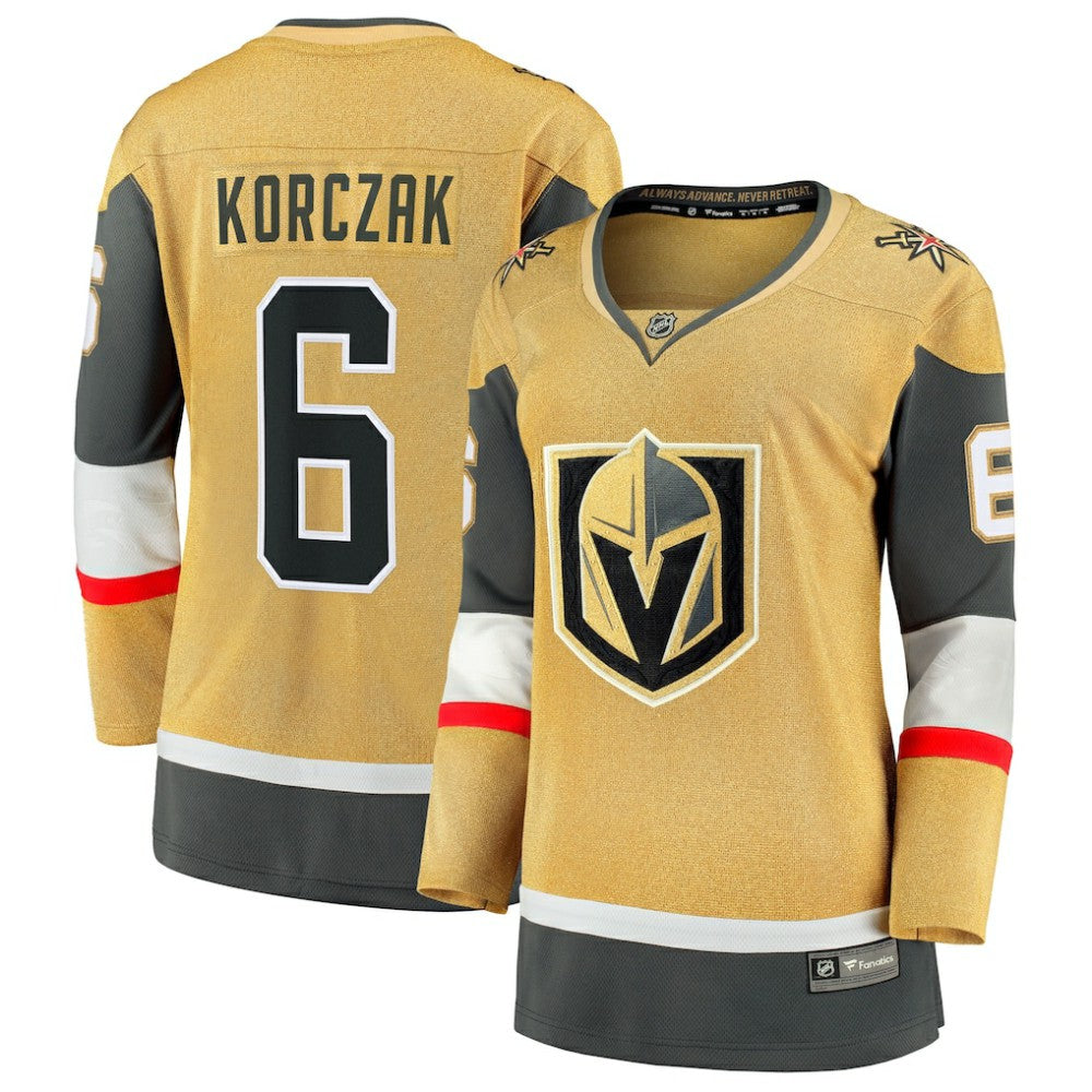 Kaedan Korczak Vegas Golden Knights Fanatics Women's Home Breakaway Jersey - Gold | Fanatics discount