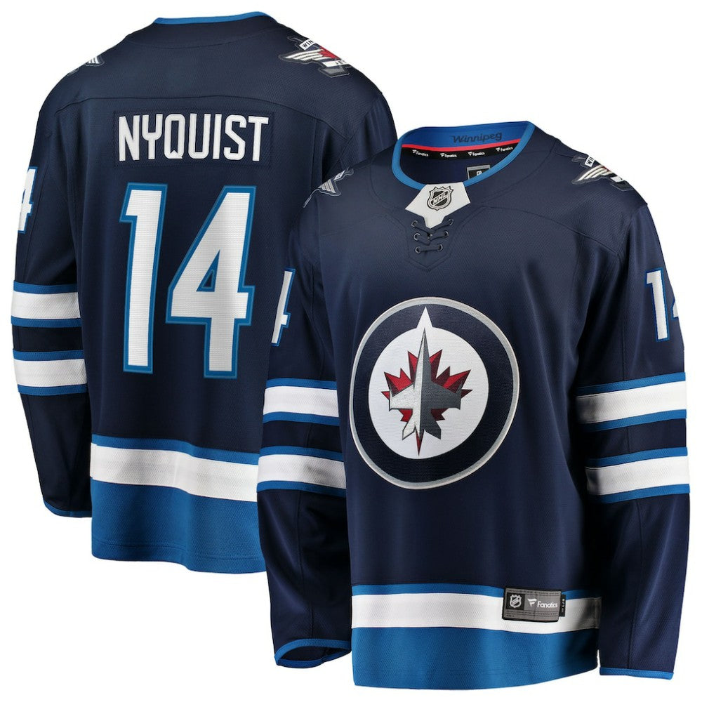 Gustav Nyquist Winnipeg Jets Fanatics Home Breakaway Jersey - Navy | Fanatics discount