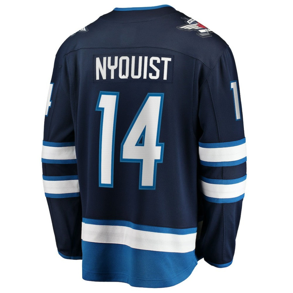 Gustav Nyquist Winnipeg Jets Fanatics Home Breakaway Jersey - Navy | Fanatics discount