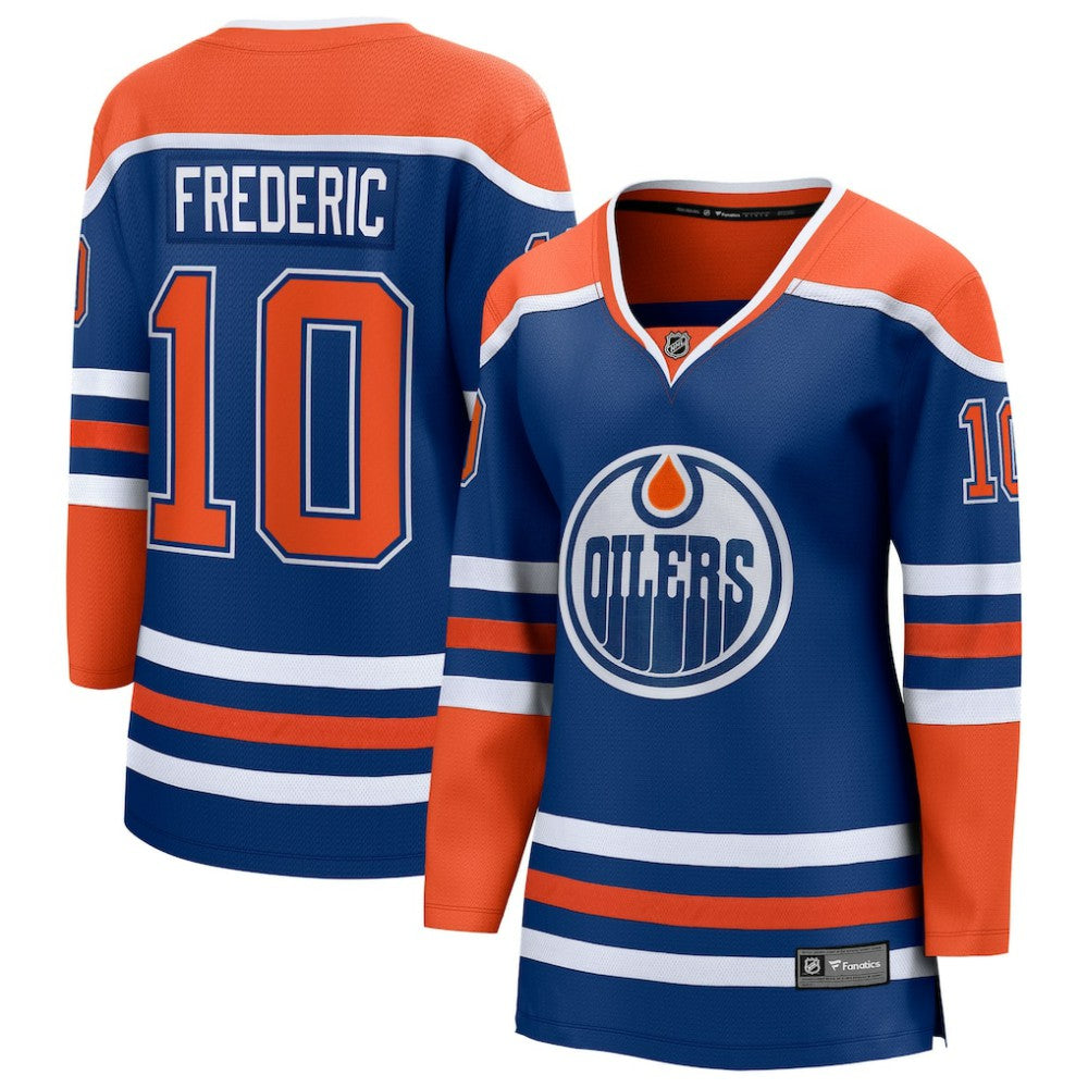 Trent Frederic Edmonton Oilers Fanatics Women's Home Breakaway Jersey - Royal | Fanatics online