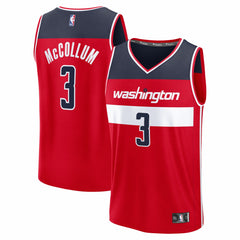Fanatics CJ McCollum Washington Wizards Youth Fast Break Replica Player Jersey Icon Edition Red