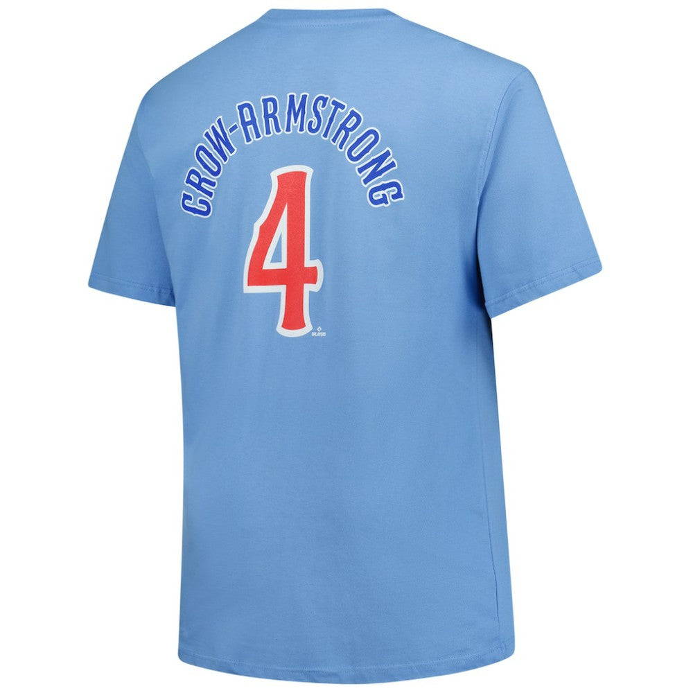 Pete Crow-Armstrong Chicago Cubs Fanatics Big & Tall Name & Number T-Shirt for sale