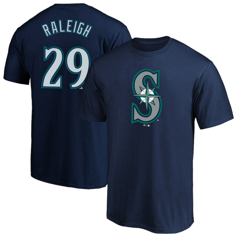 Cal Raleigh Seattle Mariners Fanatics Big & Tall Name & Number T-Shirt Outlet