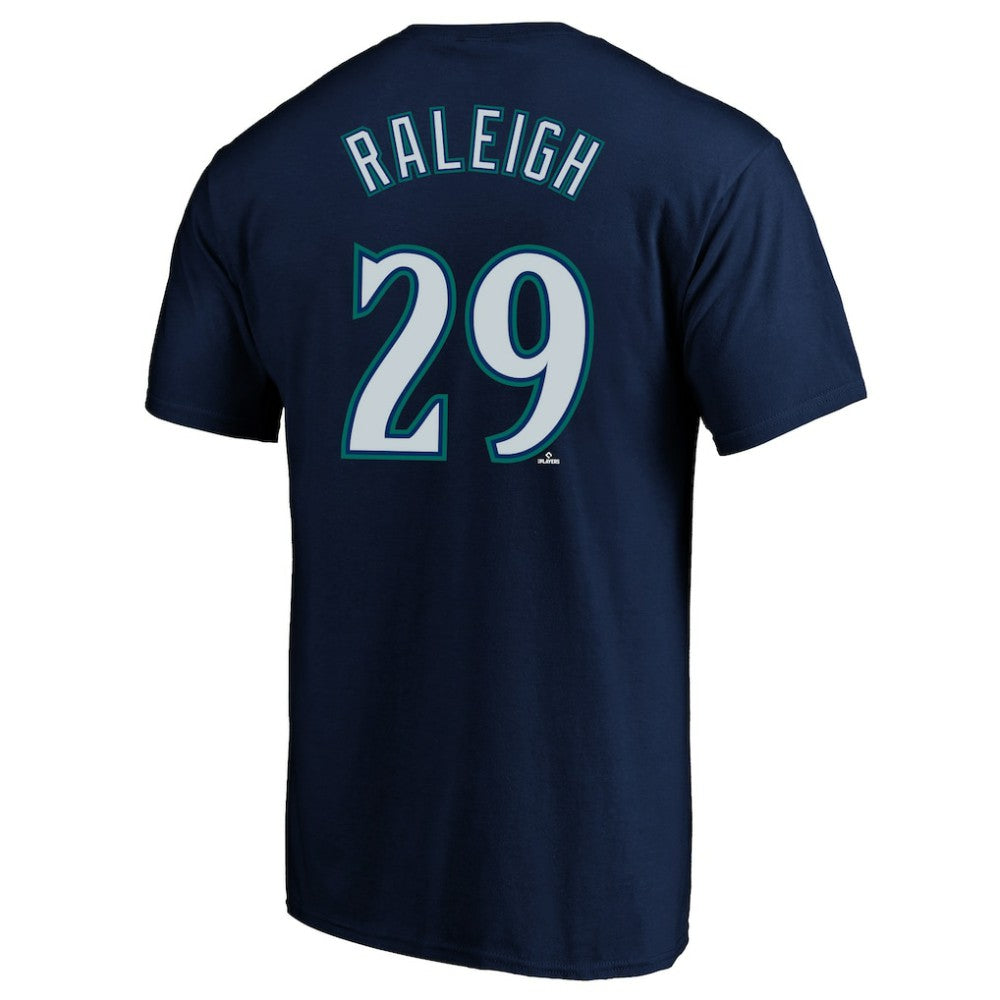 Cal Raleigh Seattle Mariners Fanatics Big & Tall Name & Number T-Shirt Outlet