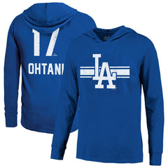 Shohei Ohtani Los Angeles Dodgers Majestic Threads Lightweight Name & Number Hoodie for sale