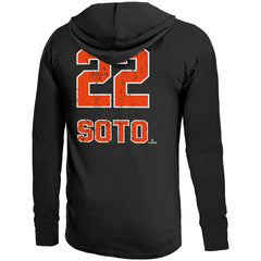 Juan Soto New York Mets Majestic Threads Lightweight Name & Number Hoodie for sale