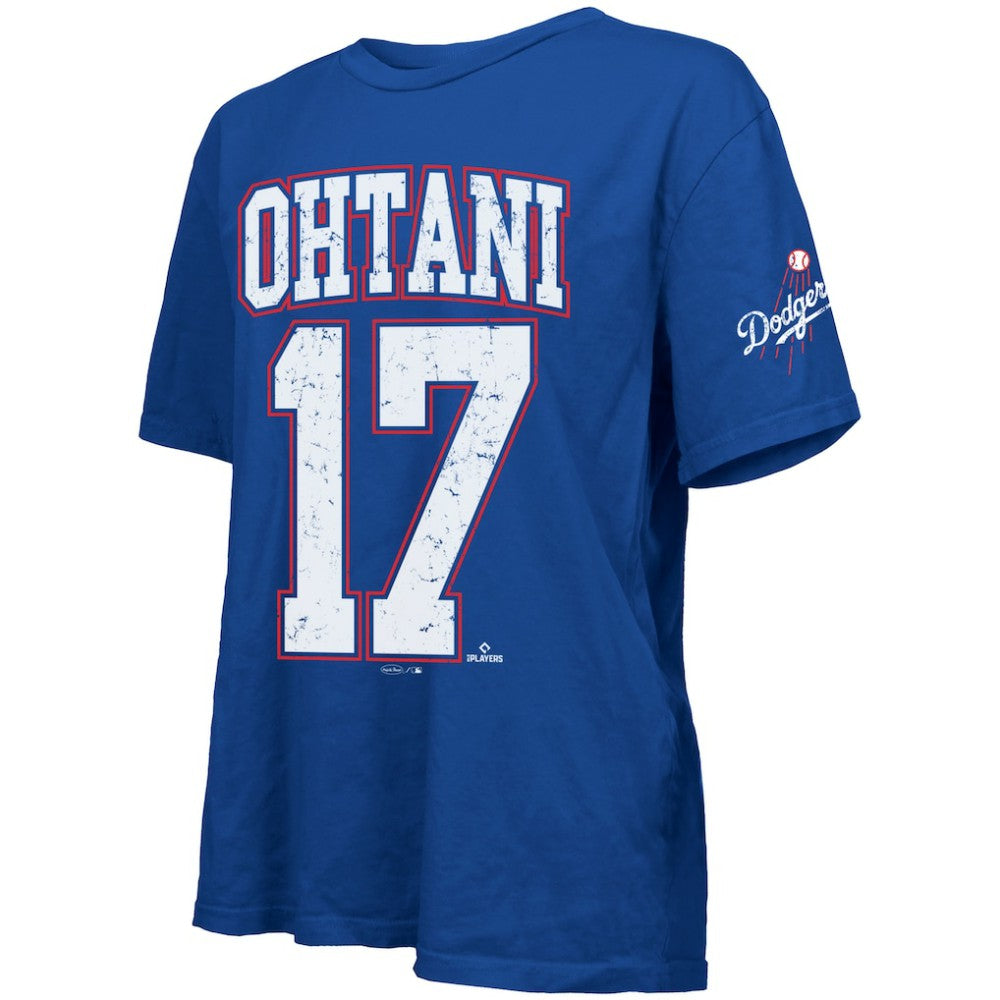 Shohei Ohtani Los Angeles Dodgers Majestic Threads Women's Oversized Name & Number T-Shirt Near Me
