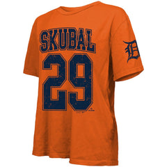 Tarik Skubal Detroit Tigers Majestic Threads Women's Oversized Name & Number T-Shirt Online