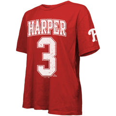 Bryce Harper Philadelphia Phillies Majestic Threads Women's Oversized Name & Number T-Shirt Discount