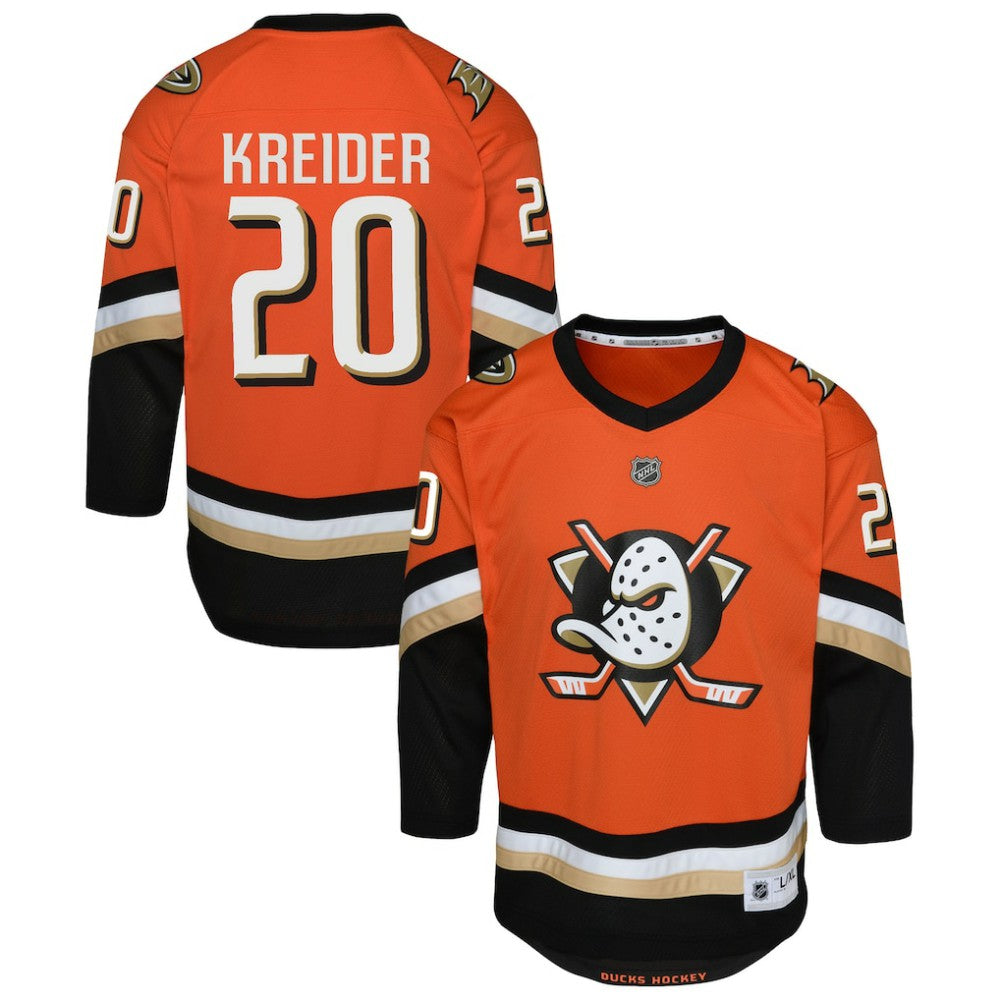 Chris Kreider Anaheim Ducks Outerstuff Youth Home Replica Jersey - Orange | NHL discount