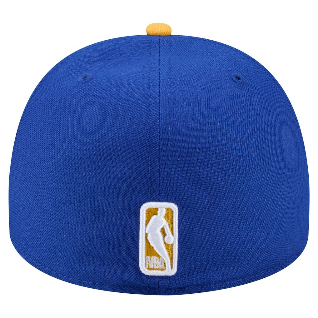 New Era Golden State Warriors Injection Cartoon Logo A-Frame 59FIFTY Fitted Hat Royal