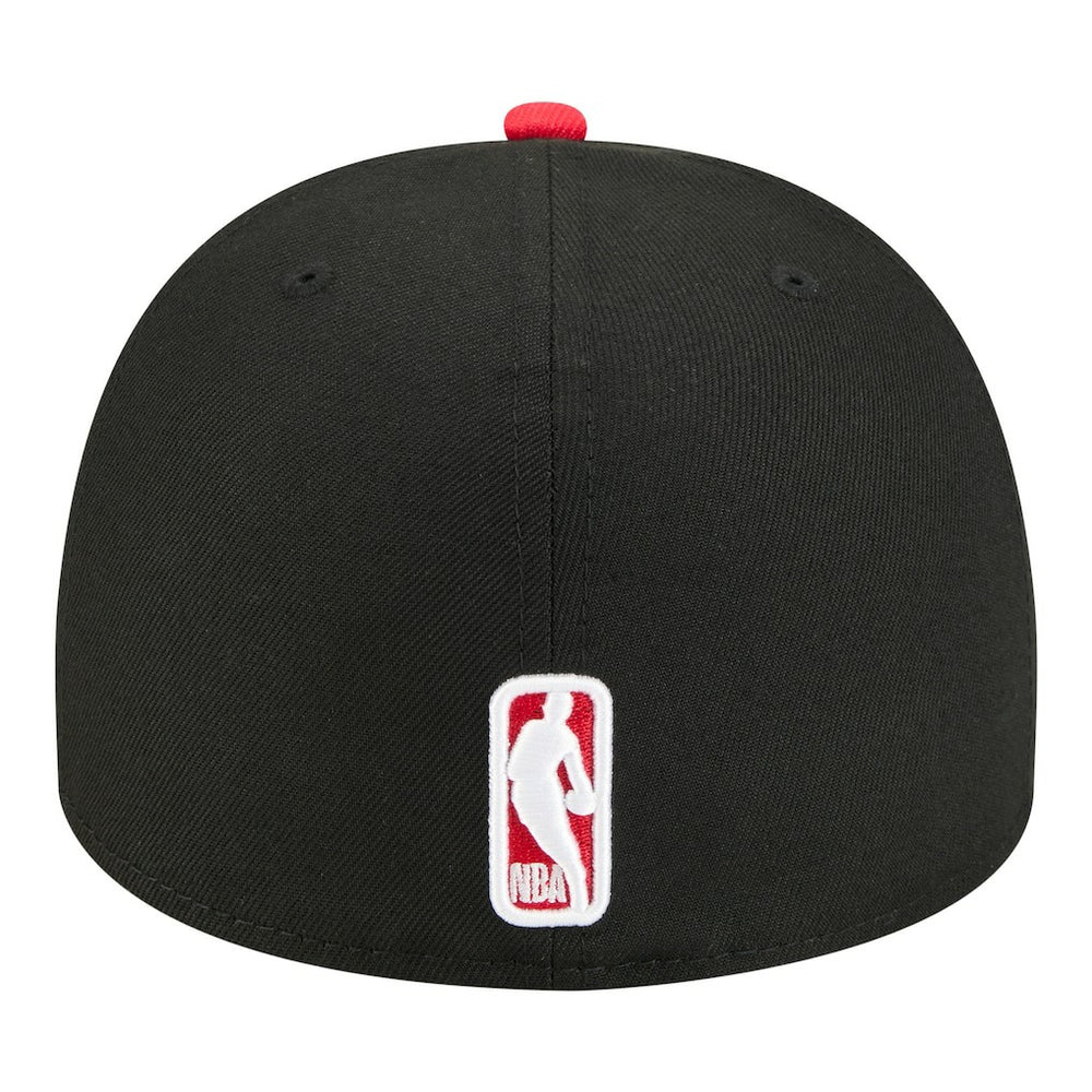 New Era Chicago Bulls Injection Cartoon Logo A-Frame 59FIFTY Fitted Hat Black