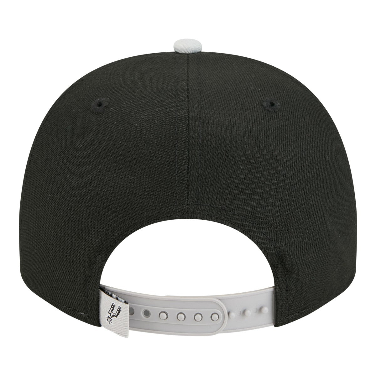 New Era San Antonio Spurs Injection Cartoon Logo A-Frame 9FIFTY Adjustable Hat Black